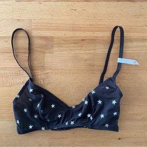 DNKY Sheer Star Bralette New Size S